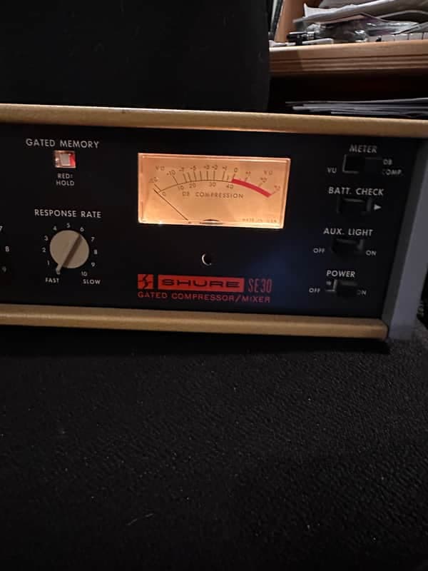 Shure SE30 Gated Compressor Mixer Tame Impala 1980s?