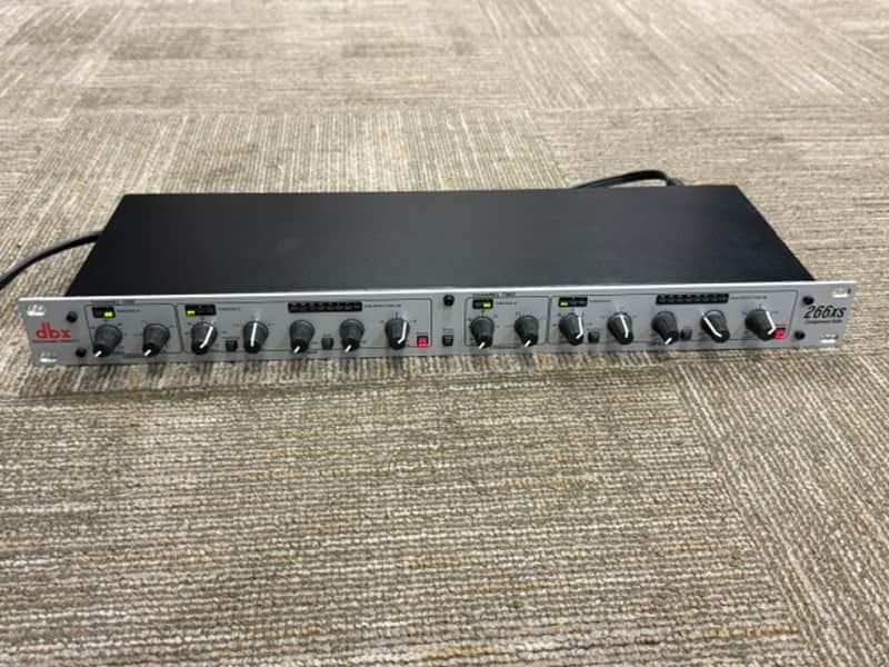 dbx 266XS 2-Channel Compressor/Gate, 1U Rack Space Processor, Excellent Condition
