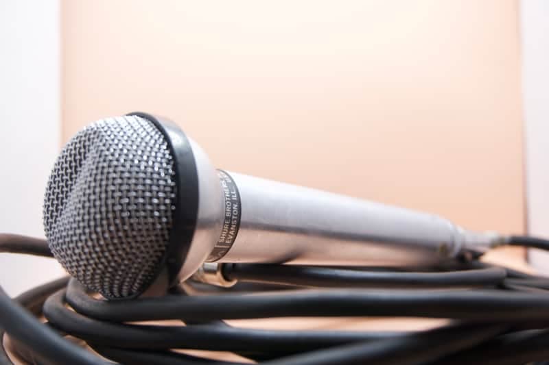 Working Shure PE53 Spher-O-Dyne High Impedance Mic w/ Cable