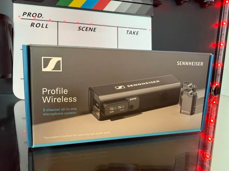 Sennheiser Pro Audio Profile Wireless 2-Channel All-in-One 2.4 GHz Clip-On & Handheld Microphone System | Includes Receiver, 2 Clip-On Microphones, Portable Charging Bar & Handheld Interview Mic