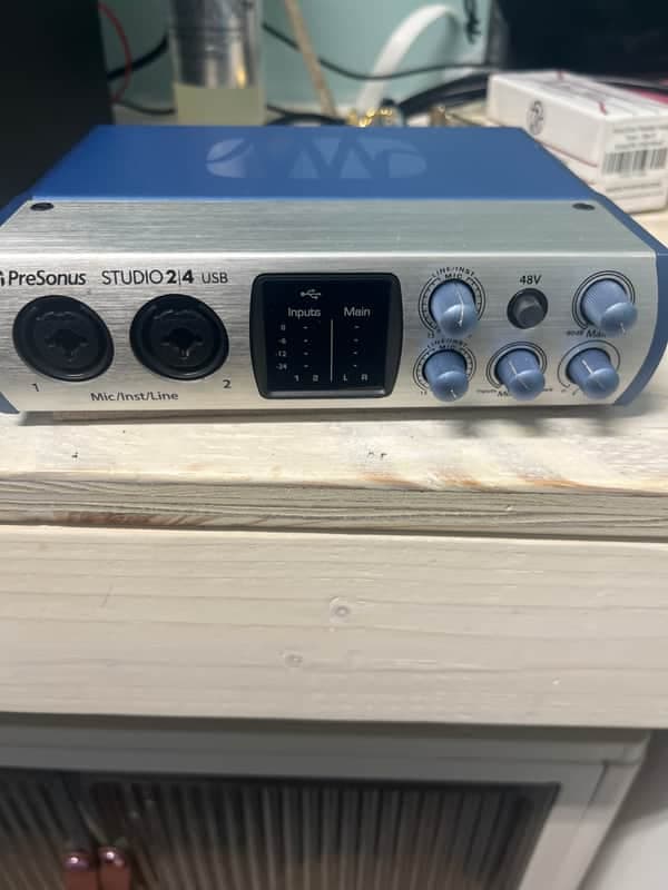 PreSonus Studio 2|4 USB Audio Interface 2010s - Silver