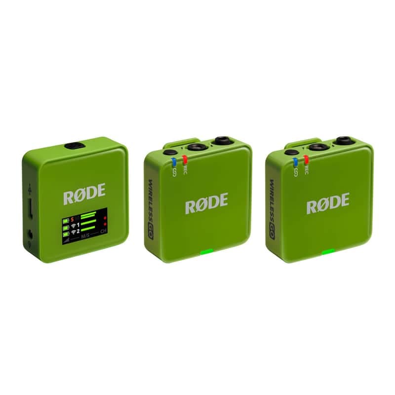 RODE Wireless GO (Gen 3) Compact Wireless Microphone System (2.4 GHz, Green)