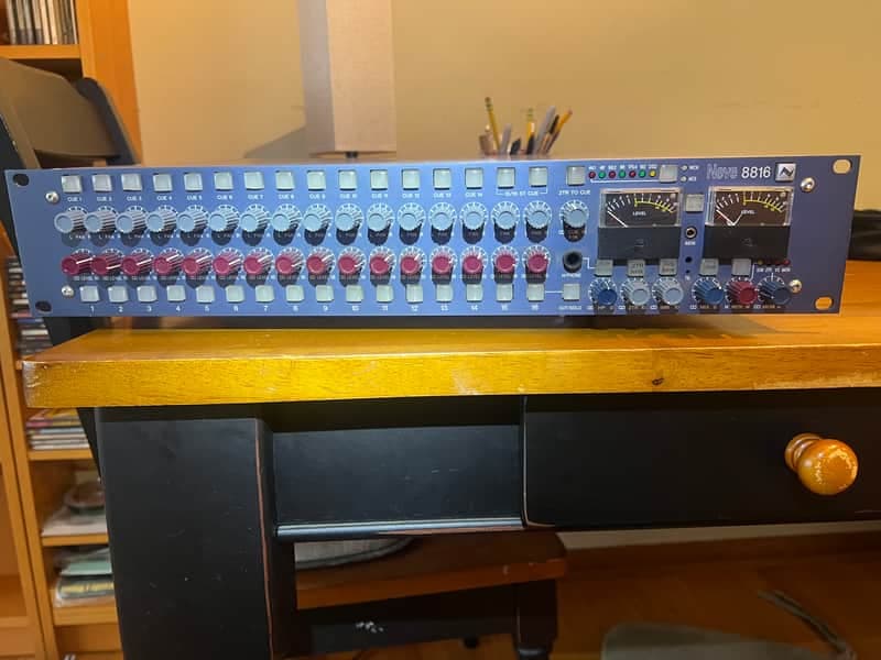 AMS Neve 8816 16-Channel Summing Mixer 2010s - Blue