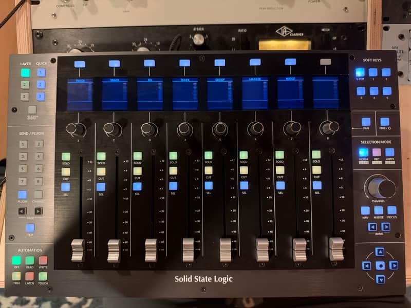 Solid State Logic SSL UF8 DAW Controller 2021 - Present - Black