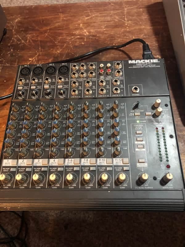 Mackie 1202-VLZPro 12-Channel Mic / Line Mixer 2000 - 2007 - Dark Gray