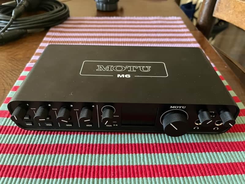 MOTU M6 6-Channel USB-C Audio Interface 2022 - Present - Black