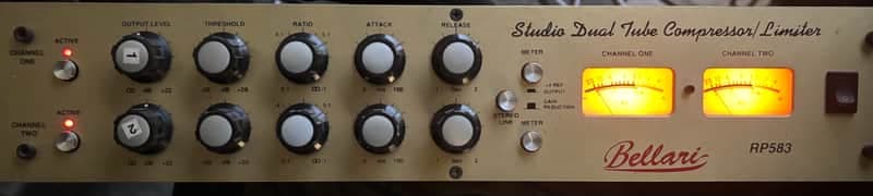 Bellari RP583 stereo tube opto compressor limiter - Mint condition