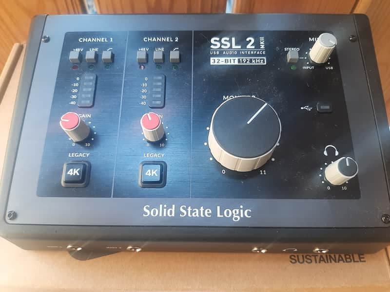 Solid State Logic SSL2 MKII USB Audio Interface 2024 - Present - Black