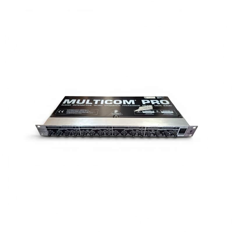 Behringer Multicom Pro MDX4400 4-Channel Audio Interactive Dynamics Processor 2000s - Black / Silver