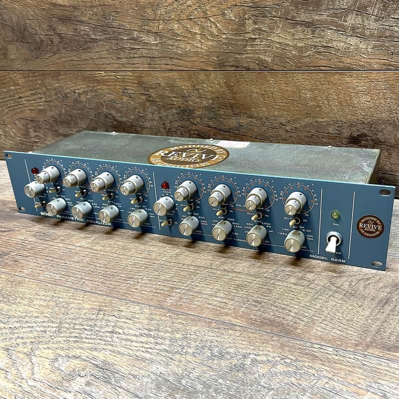 Revive Audio Modified Orban 622B Dual-Channel 4-Band Parametric Equalizer 1990s - Blue
