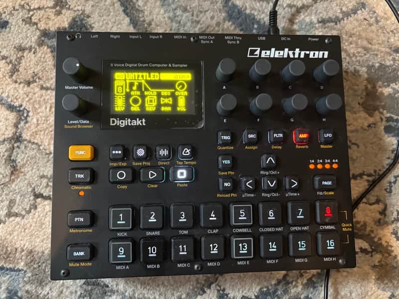Elektron Digitakt 2017 - 2024 - Black