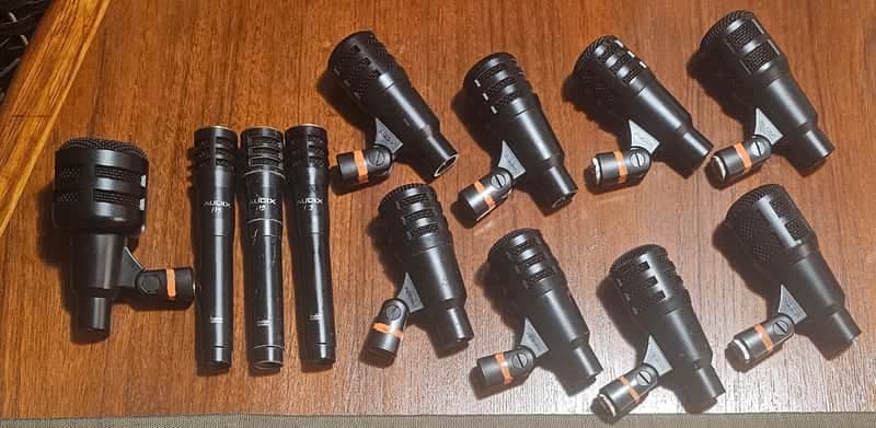 Audix Fusion Series Drum Mic Package 12 Mics in All