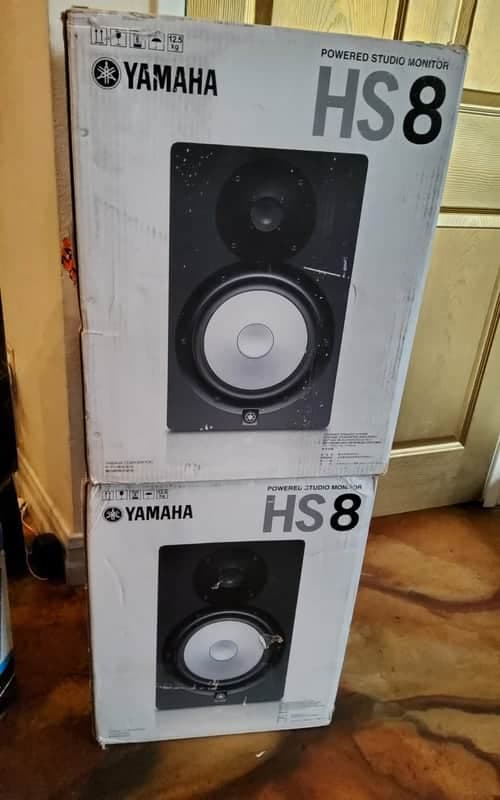 Yamaha HS8 Powered Studio Monitor (Pair) 2015 - Present - Black