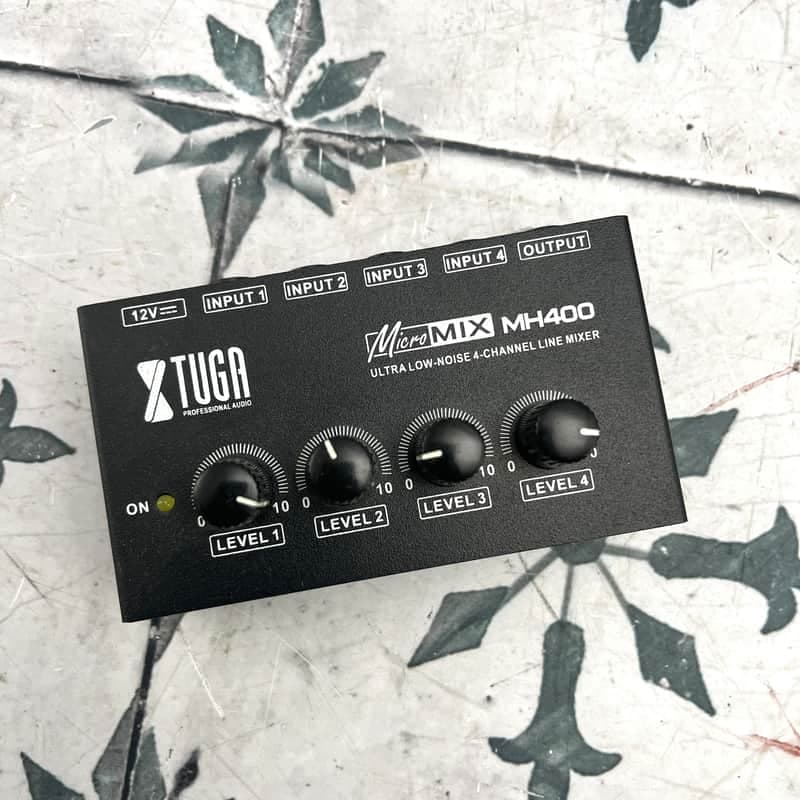 XTUGA MH400 Sound Mixer Ultra-compact Low Noise 4 Channels Line Mixer