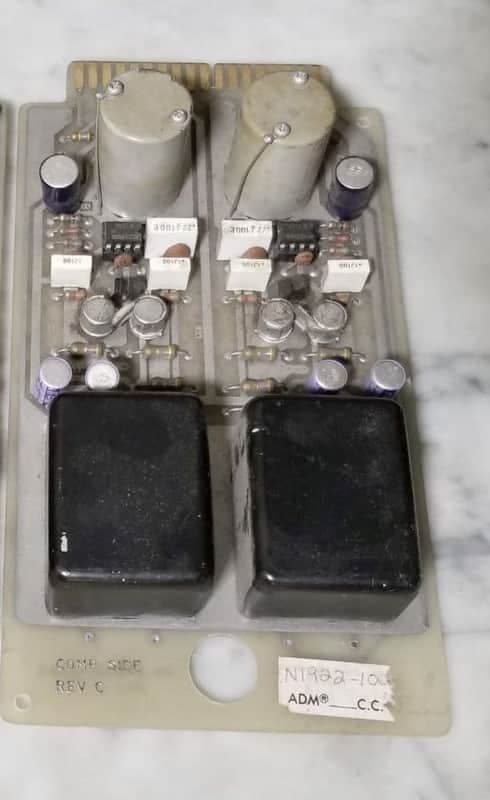 ADM 1922 2Ch Discrete 4 Transistor Output Mic Preamp card Transformers IN&OUT