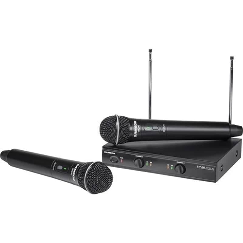 Samson SWS200HH-C Stage 200 Dual Q6 Vocal Wireless Microphone System Group C