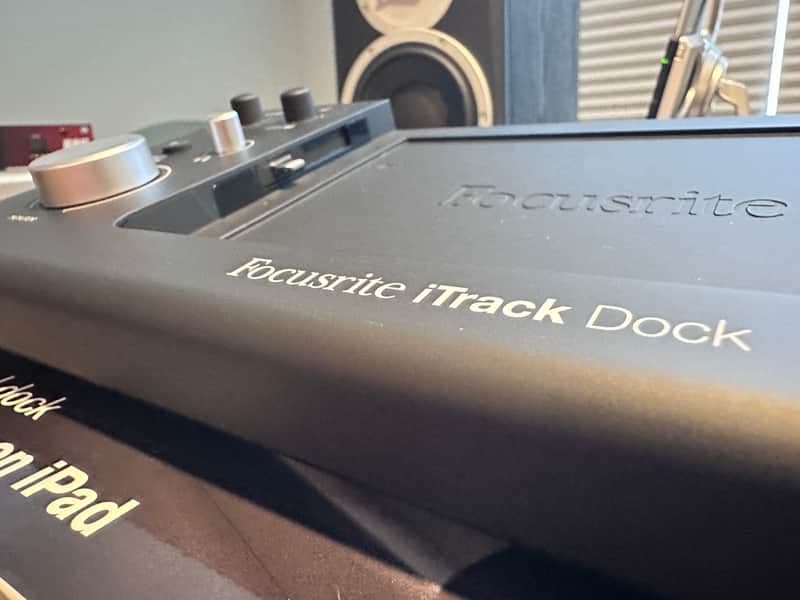 Focusrite iTrack Dock Mobile iPad Recording Interface 2010s - Black/Red