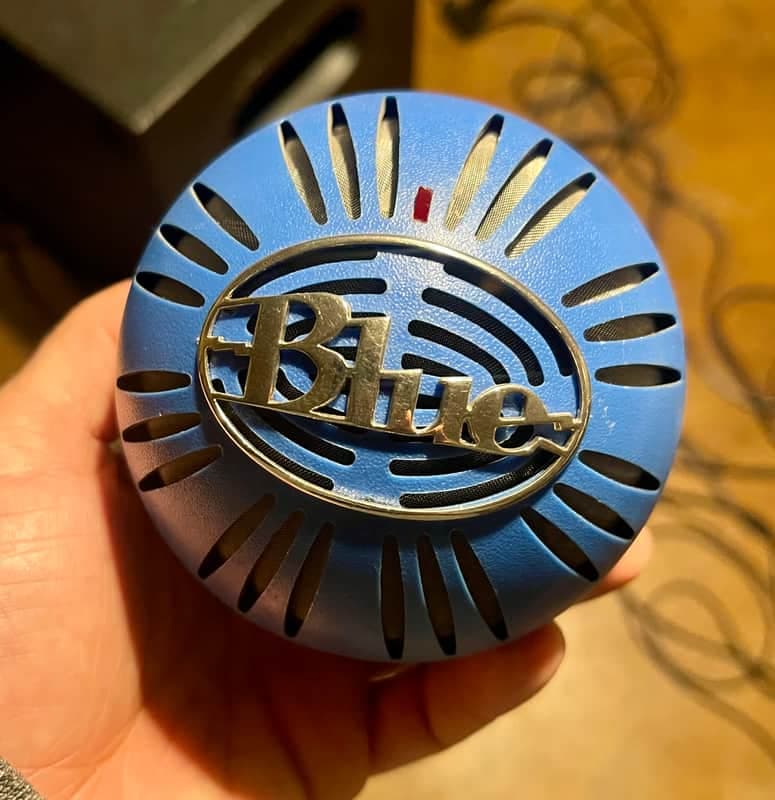 Blue Ball Dynamic Mic 2000s - Blue