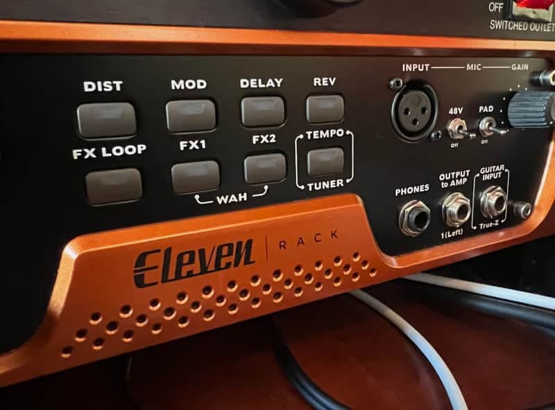 Avid Eleven Rack Guitar Multi-Effects Processor and Pro Tools Interface 2010 - 2017 Orange