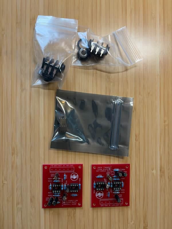Hairball Audio 1176 Stereo Link Kit (PCBs and Parts)