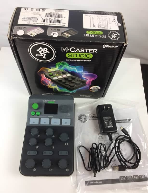 Excellent Mackie MCaster Studio Desktop Live Streaming Mixer, Black
