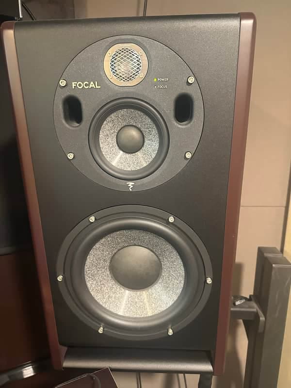 Focal Trio11 Be Studio Monitors, Pair, Black / Red Ash, Original Owner