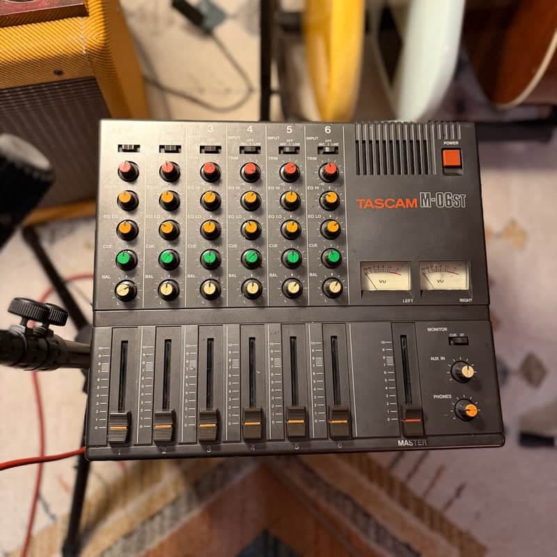 TASCAM M-06 80s 6 Channel All Stereo Mixer Very Rare