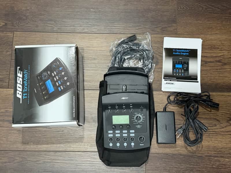 Bose ToneMatch T1 Audio Engine Mixer with accessories - 2010s - Black