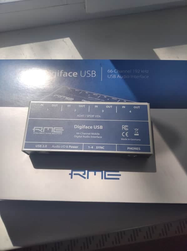 RME Digiface USB 66-Channel ADAT to USB Interface 2020s - Silver/Blue