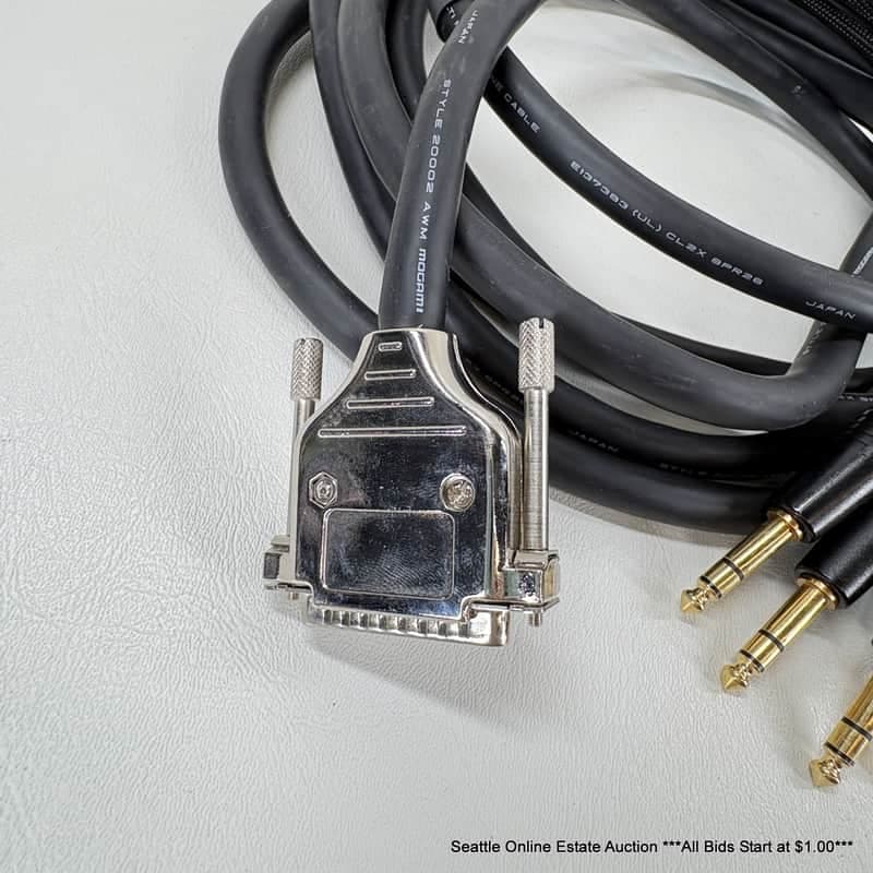 Mogami DB25 x 1/4” - Black and Gold