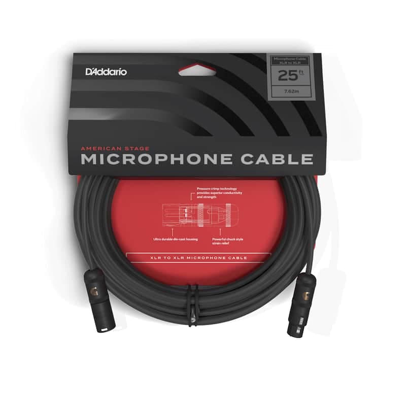 Mint D'Addario PW-AMSM-25 American Stage Microphone Cable - 25 foot
