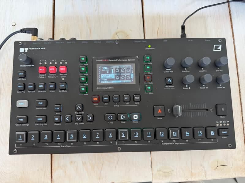 Elektron Octatrack MkII Anniversary Edition Dynamic 8-Track Performance Sampler 2020 - Black