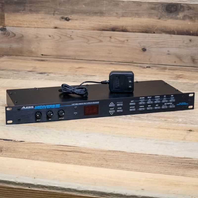Alesis Midiverb 3 Multi-Effects Processor Midi-verb III Three Reverb FX U289316