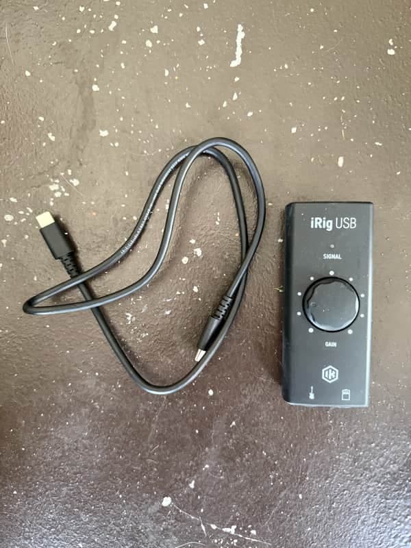 IK Multimedia iRig USB USB-C Audio Interface 2023 - Present - Black