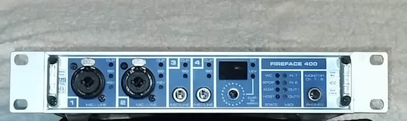 RME Fireface 400 Audio Interface 2000s - Blue