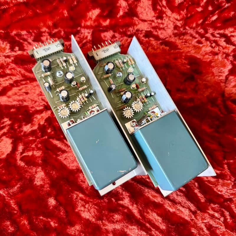McCurdy AT-285 Line/ Microphone preamplifier modules 1970 - Hammond transformers Canadian Neve original vintage micpre mic preamp