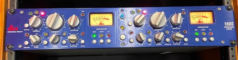 DBX 160S Blue Series Stereo Compressor / Limiter 1997 - Made in USA (Serial #212 - First Month Production!)