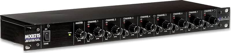 ART MX821S 8-Channel Analog Rack Mount Mixer