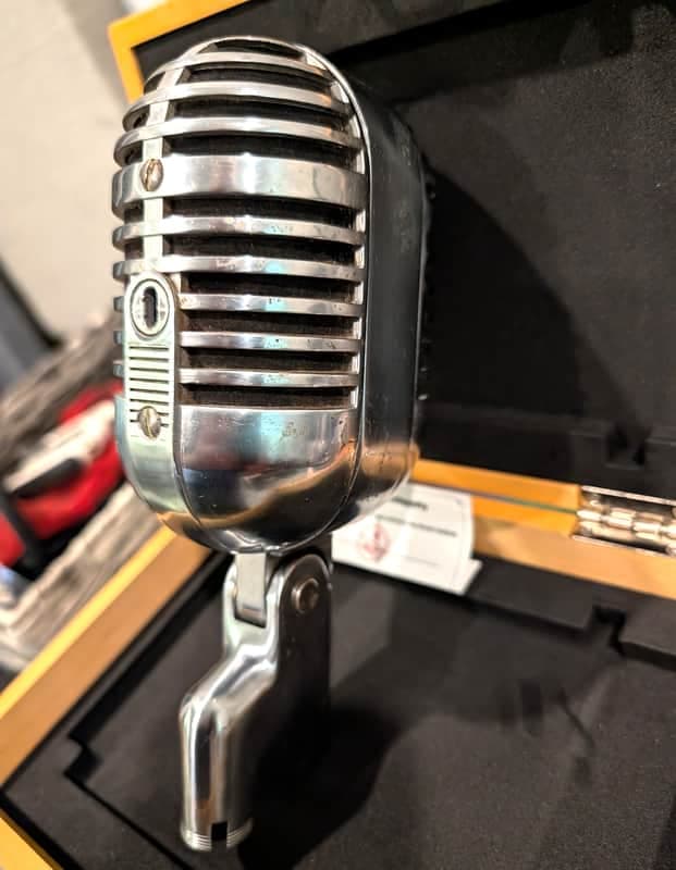 Electro-Voice 726 Cardine I Cardioid Dynamic Microphone 1940s - Chrome