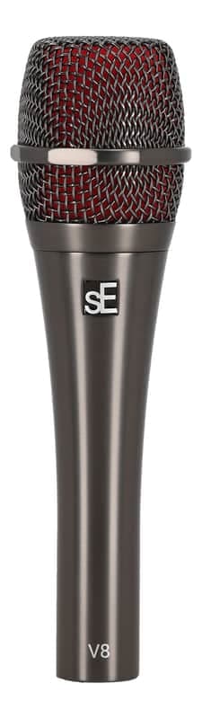 SE Electronics V8GG Graphite Gray Premium Supercardioid Handheld Vocal Mic