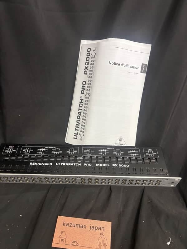 BEHRINGER PX2000 ULTRAPATCH PRO 48 Point 1U Audio Patchbay Working from Japan