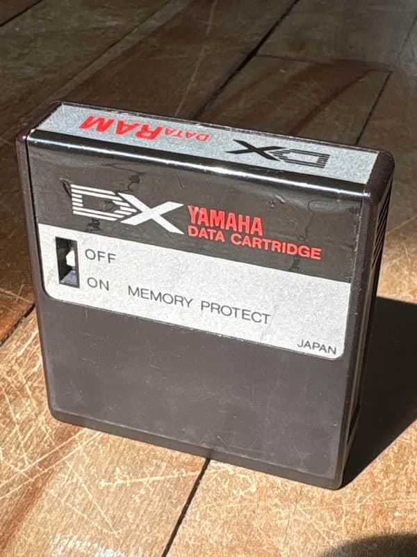 Yamaha DX7 Data RAM Cartridge