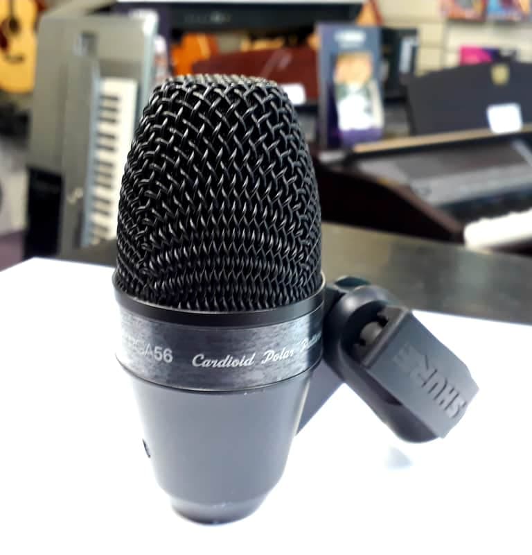 Shure PGA56 Cardioid Dynamic Snare / Tom Microphone - Black