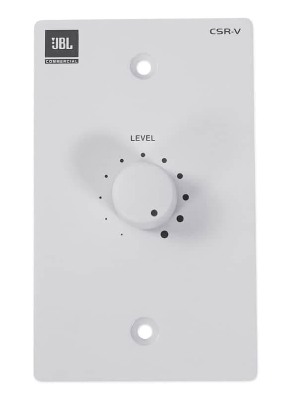 JBL CSR-V White Wall Volume Controller For Select CSM/CSMA/VMA Mixer Amplifiers