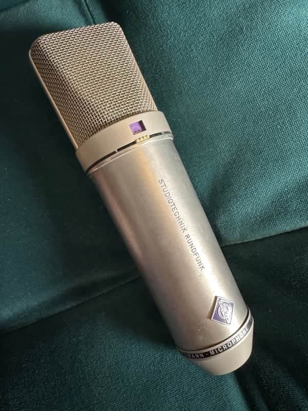 Neumann U 87 Large Diaphragm Multipattern Condenser Microphone 1967 - 1985 - Nickel