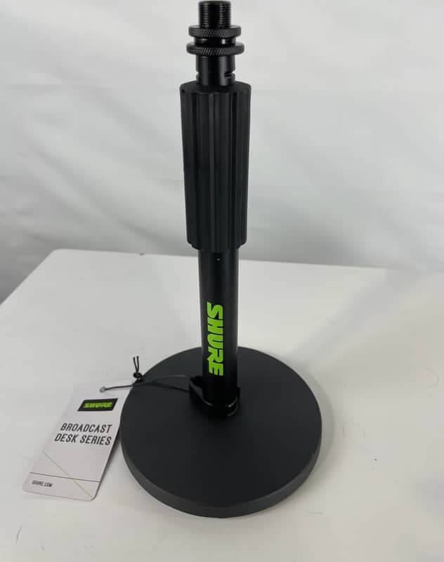 Shure by Gator SH-DESKTOP1 Round Base Desktop Microphone Stand, Black