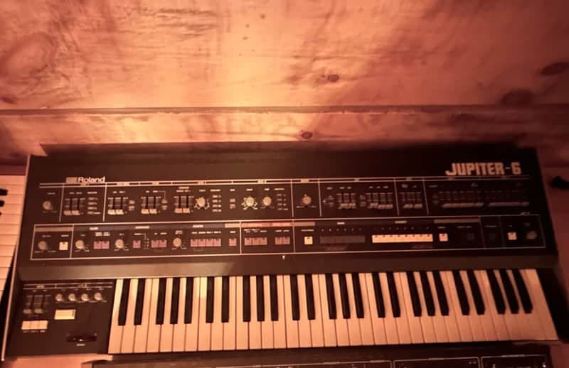 Roland Jupiter 6 61-Key Synthesizer 1983 - 1985 - Black