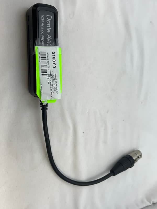 AUDINATE Dante AVIO 1-Channel Audio Input Adapter 2016 - Present - Black