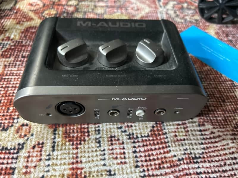 M-Audio Fast Track USB Audio Interface 2000s - Gray