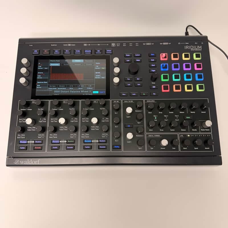 Waldorf Iridium Desktop Synthesizer Owned By Puscifer